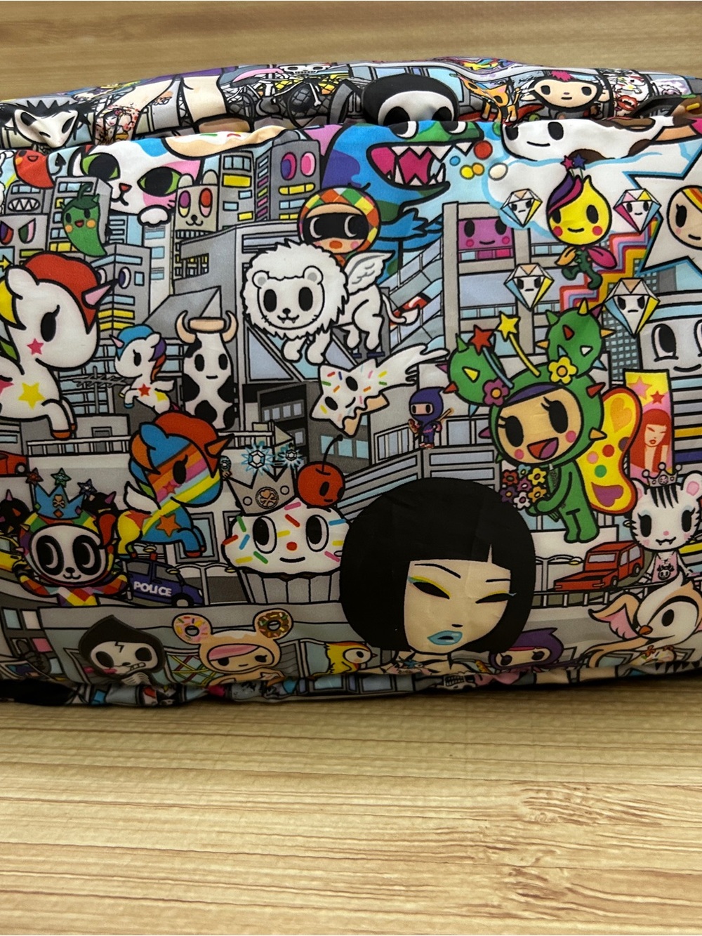 tokidoki for LeSportsac Parigina Tokidopoli Satchel Bag 3286 P510 - Picture 7 of 16